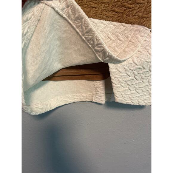 Anthropology HD in Paris Color Block Herringbone Stretch Knit Pencil Skirt 2 - Picture 4 of 11